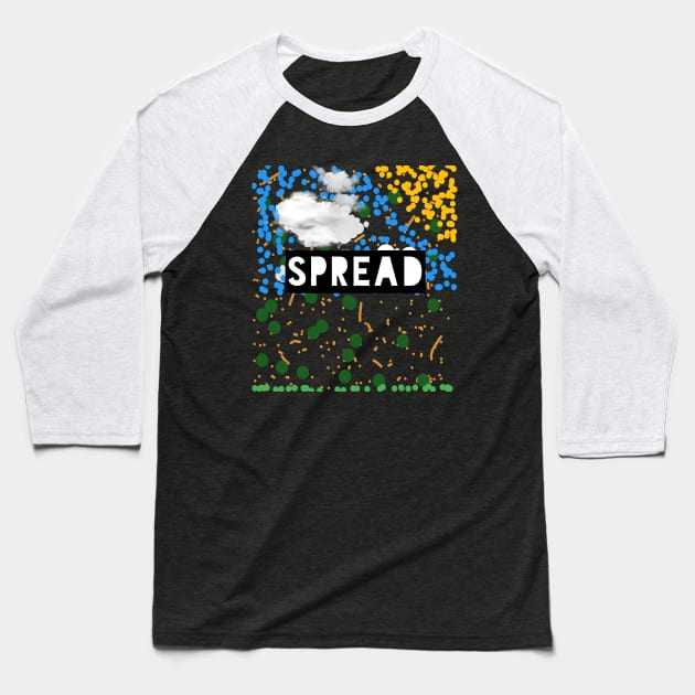 Spread Baseball T-Shirt by aybstore